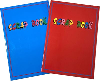 Scrapbooks Value Set of 2 by Scrapbooks A4 Red Blue Pages 32