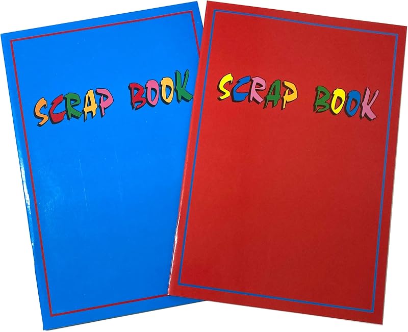 Scrapbooks Value Set of 2 by Scrapbooks A4 Red Blue Pages 32