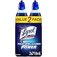Lysol® Disinfectant Toilet Bowl Cleaner Power, (2 x 710 mL) = 1.42 L, Pack of 2, Cleaning, Disinfecting, and Stain Removal