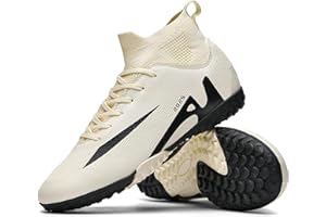 TOPSFEBA Soccer Cleats for Mens Womens Indoor Soccer Shoes Unisex Baseball Turf Shoes Youth Rugby Shoes Adult AG FG TF Football Boots Wide Training Sneaker