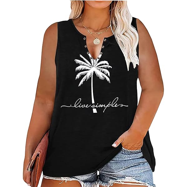 cute plus size tank tops