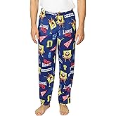Nickelodeon mens Pajama Pants, Lounge Bottoms With Drawstring, Ultra-soft & Comfortable