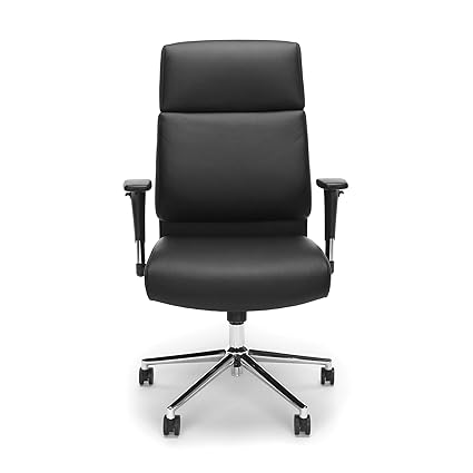 Amazon Com Bonded Leather Manager Chair High Back Office Chair For Computer Desk Black Furniture Decor