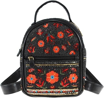floral mini backpack