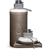 HydraPak Flux - Collapsible Backpacking Water Bottle (750ml, 1L, 1.5L) - BPA Free, Ultra Light, Spill-Proof Twist Cap
