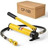 TOORGO Hydraulic Hand Pump, Manual Pump with ZG3/8'' Quick-Connect Coupling | CP-180 Hand Operated Pump, Hydraulic Pump for Lifting Cylinders and Hydraulic Tools