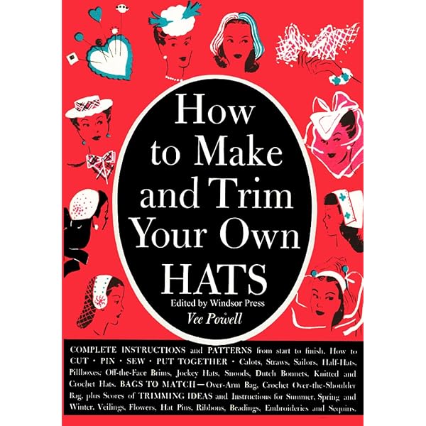 洋書「Hats & Bonnets」1770〜1970 帽子　ファッション Vintage Hats & Bonnets 1770-1970: Identification & Values