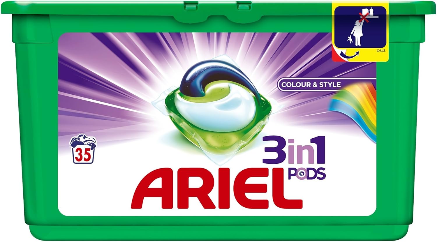 Ariel 3 En 1 Pods Color Y Estilo Capsulas De Detergente 35 Lavados Amazon Es Salud Y Cuidado Personal