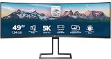 Philips 498P9 49 Inch DQHD Curved Ultrawide 70Hz 5ms VA Monitor USB HUB KVM view 2