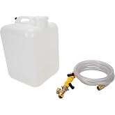 Camco DIY Boat Winterizing Kit, Gravity Flow Engine Flush System, 65501 | Fits Inboard and Outboard, Antifreeze Tank, On/Off and Ball Valves, Clear 5/8 In Hose, Brass Fittings