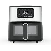 Cuisinart Air Fryer, 6-Quart Basket Large Fryer with 5 Cooking Functions to Roast, Bake, Broil, Air Fry and Keep Warm, 5 Airf