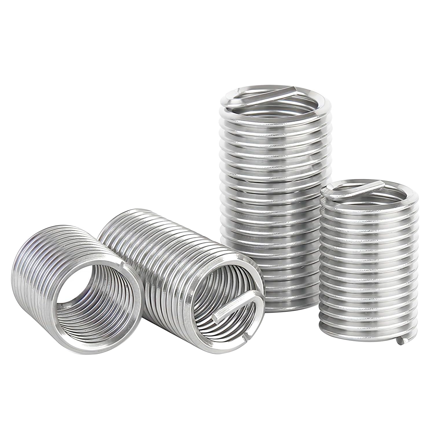 Ctyjia 20PCS Thread Repair Insert, 304 Stainless Steel Helical Threaded Inserts, M6x1mmx3D Screw Repair Sleeve, Thread Sheath for Thread Repairing