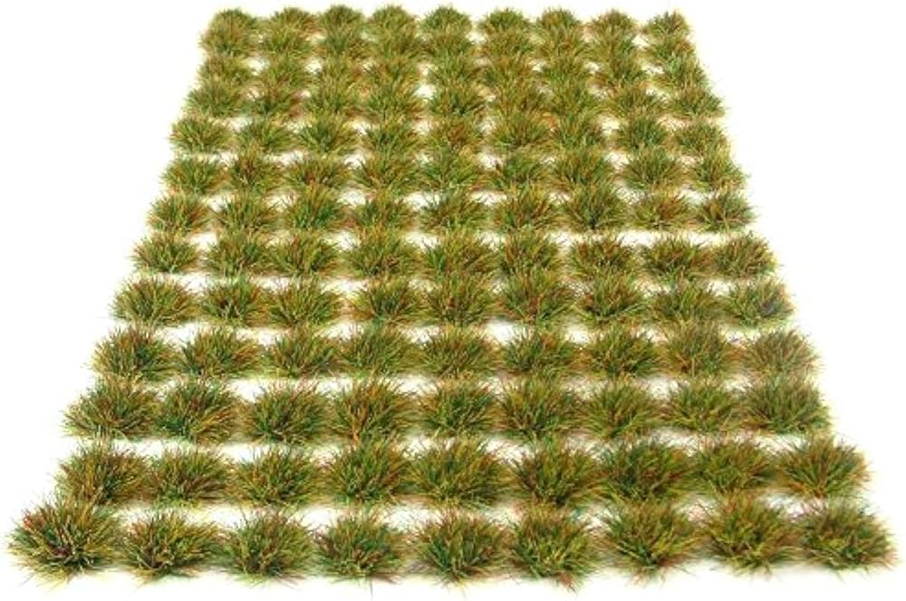 Warpainter Scenics 6mm Rough Grass Static Tufts x117 Self Adhesive