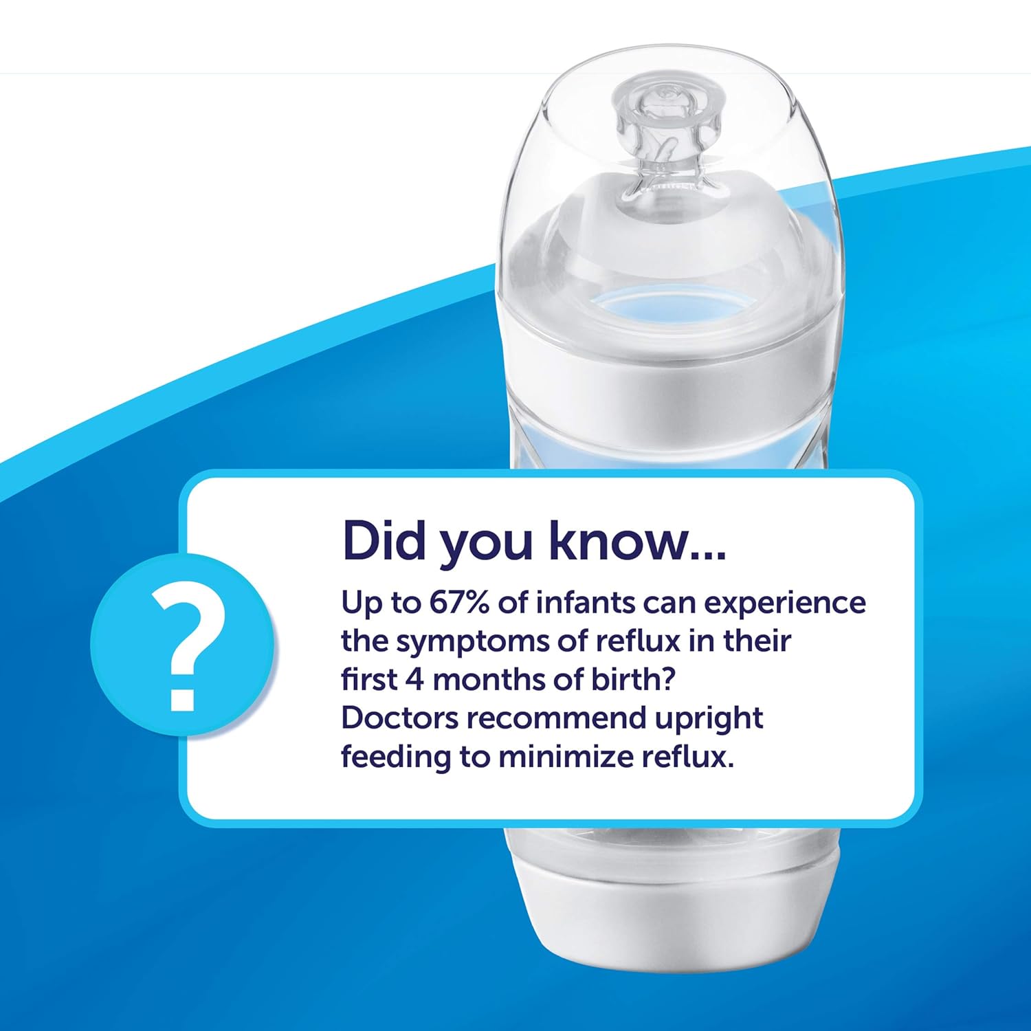 Playtex Baby Ventaire Bottle, Helps Prevent Colic & Reflux, 9 Ounce Bottles, 3 Count : Baby