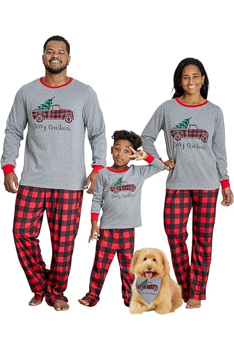 Family Matching Christmas Pajamas Burt's Bees Baby Baby Girls