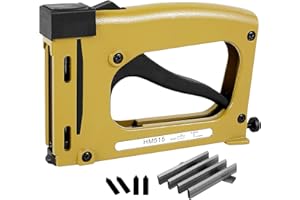 Abizarch Picture Framing Point Driver, Aluminum Alloy Hand Picture Frame Tool with 1000 Nails, Lightweight Point Nail Tacker 