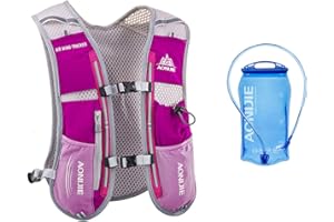 Win.Deeper 5L Lightweight Running Backpack Outdoor Sports Trail Racing Marathon Hiking Fitness Bag Hydration Vest Pack