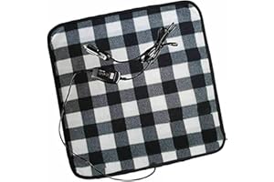 ZONETECH Black and White Warming Pad, Warms on Cold Weather, Perfect Sizing for Pets