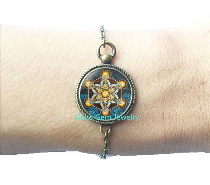 Metatron's Cube Bracelets, Sacred geometry jewelry