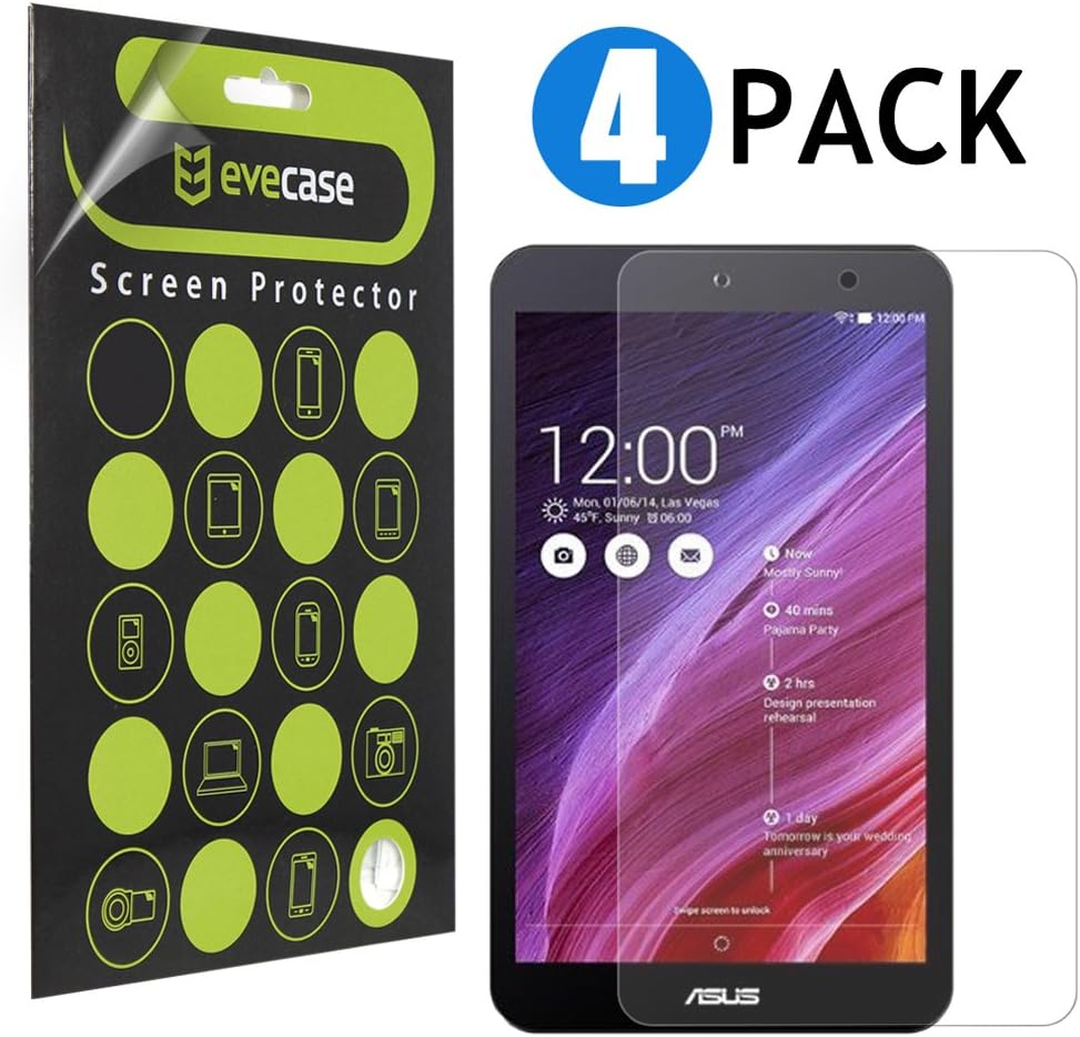 Evecase Clear Anti Glare Anti Fingerprint Matte Screen Protector Mix Set For Asus Memo Pad Smart 10 Me301t 10 1 Inch Android Tablet Amazon Ca Cell Phones Accessories