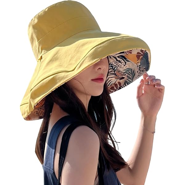 KORADI Women Sun Hats Packable Reversible Bucket Hat Boho  display picture 1