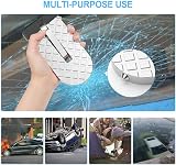URAQT Car Door Pedal Foldable Roof-Rack Foot Pedal Ladder 250kg Grey view 6