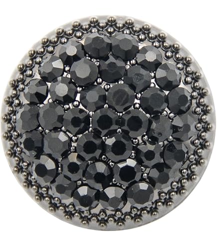 Lot 5 Boutons Ronds Métal Creux – 23 Mm Doré Antique – Boutons Vêtements Couture – Accessoires Couture & Bricolage