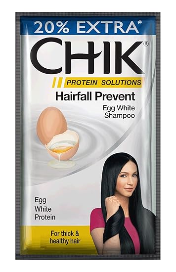Buy Chik Hairfall Prevent Egg White Shampoo Sachets 5ml Each Pack
