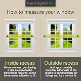 New Edge Blinds Basil Thermal Blackout Roller Blinds 110 cm x 165 cm view 7