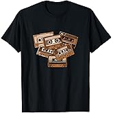 Brown Tape Cassettes Classic Old School Brown Color Graphic T-Shirt
