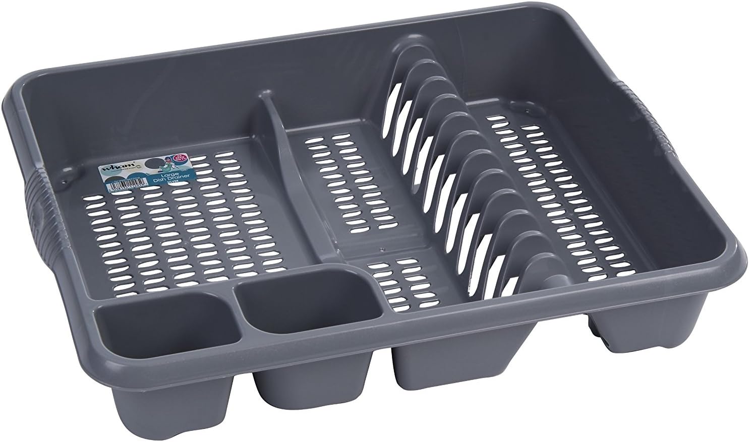 Wham Casa Large Dish Drainer (Silver)