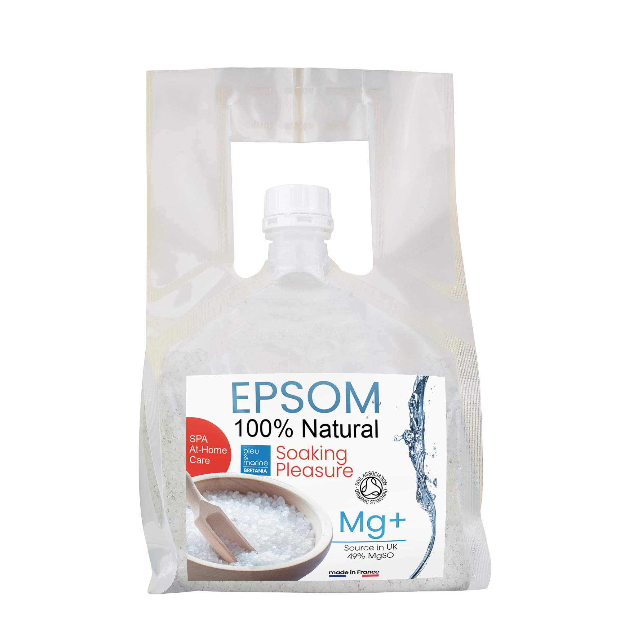 Bath Salt Organic Pure Epsom Salt Natural Magnesium Foot SPA Gardening Foot Soak Ingrown nail pain relief Pedicure Body Scrub Toenail Care Callus14.33 lb