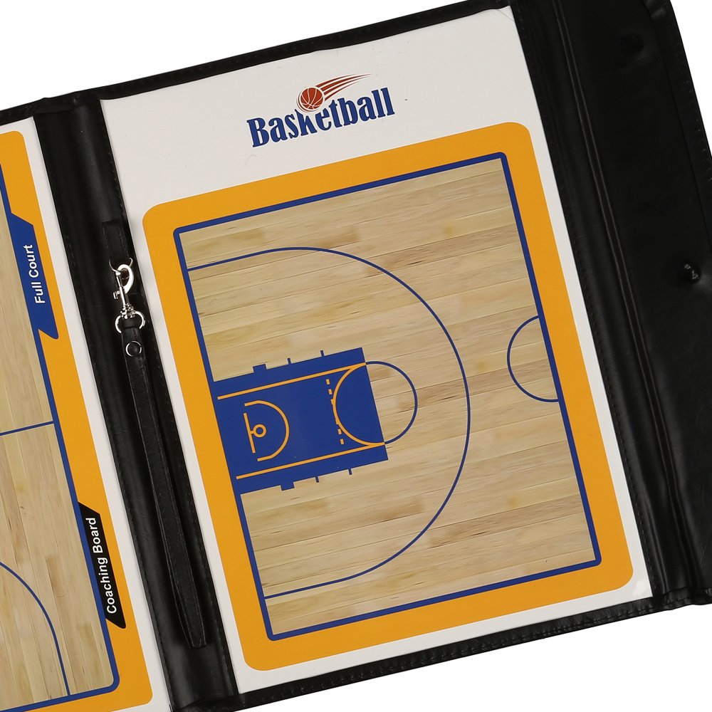 Fiturbo Folding Basketball Coach Board Plate Book Set With Pen Dry