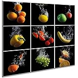 Ceramic Induction Hob Protector Cover 60 cm x 52 cm | Kitchen Wall Splashback | Large Chopping Board | Universal Tempered Glass Panel | Worktop Saver | Food Preparation | Sink Cover | by semUp