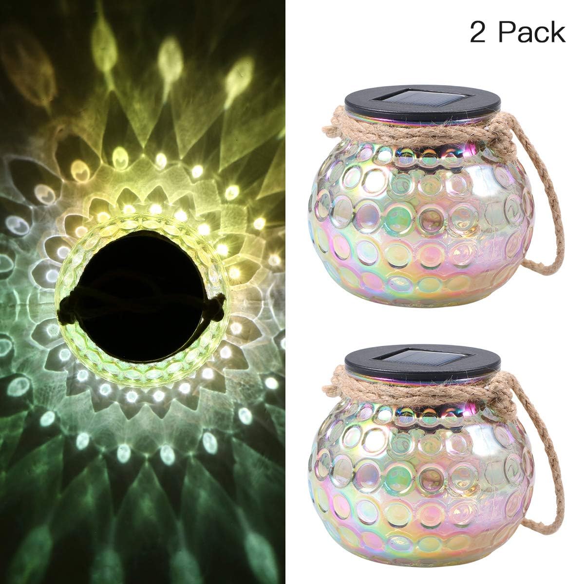 farol solar de cristal