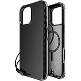 BodyGuardz Paradigm Pro Compatible with iPhone 16 Pro Max Case - Shockproof Cover 18FT Drop Rating - Compatible with MagSafe - Phone Cooling Technology - Responsive Buttons (Black)