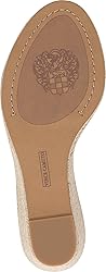Vince Camuto Women's Felia Wedge Sandal, Black, 5.5