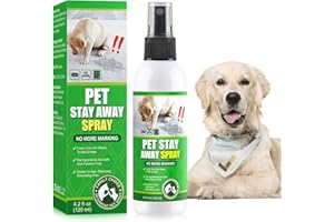 ERUIOLA Bitter Apple Spray for Dogs to Stop Chewing. No Chew Spray for Dogs Puppies. Dog Training Aids to Stop Chewing. Effective Anti-Scratch Furniture Protector. Alcohol-Free Safe Formula, 4.2 oz.