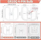 Liuyife GR10Q 28W 4-Pin CFL 4000K Neutral White 20x20cm Recessed Light view 4