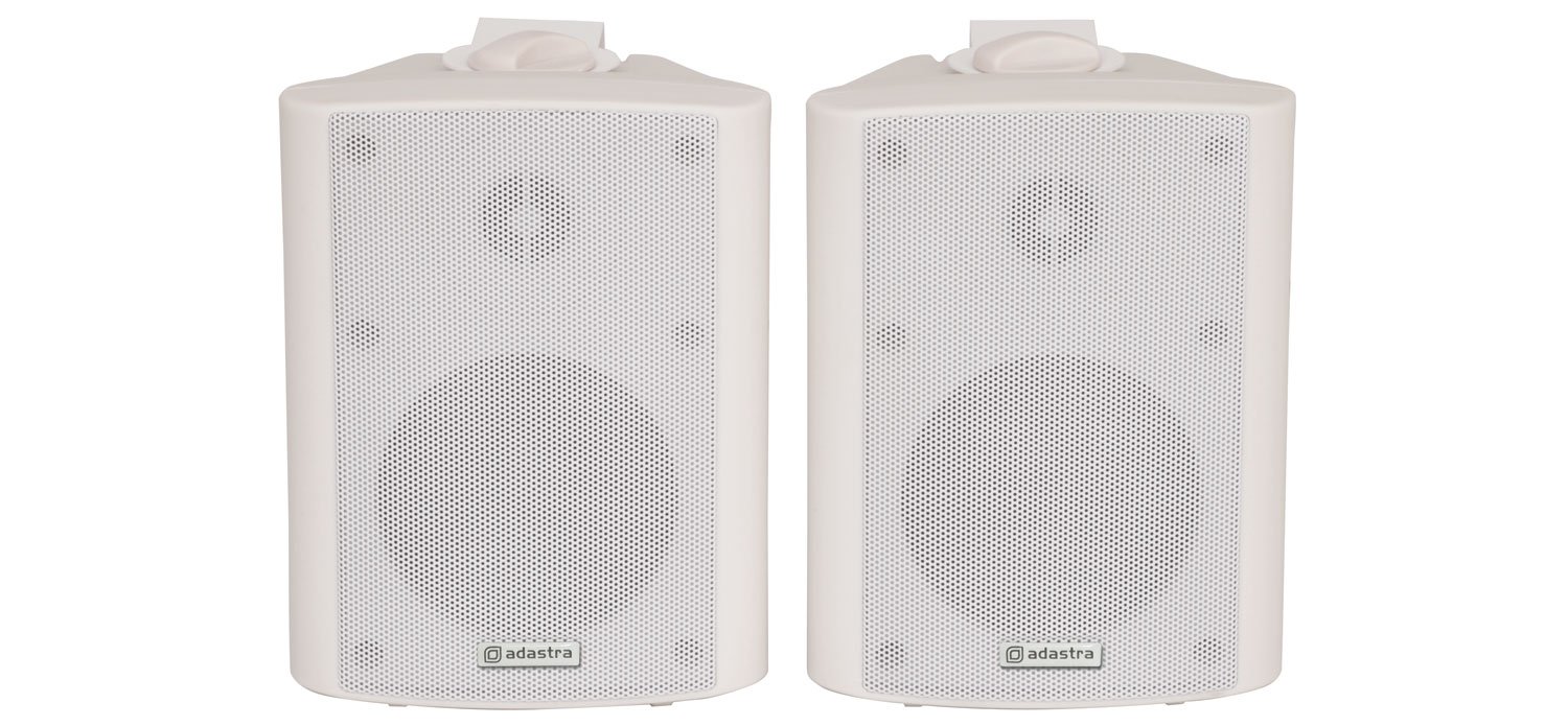 Adastra Stereo Speakers, White — image 1