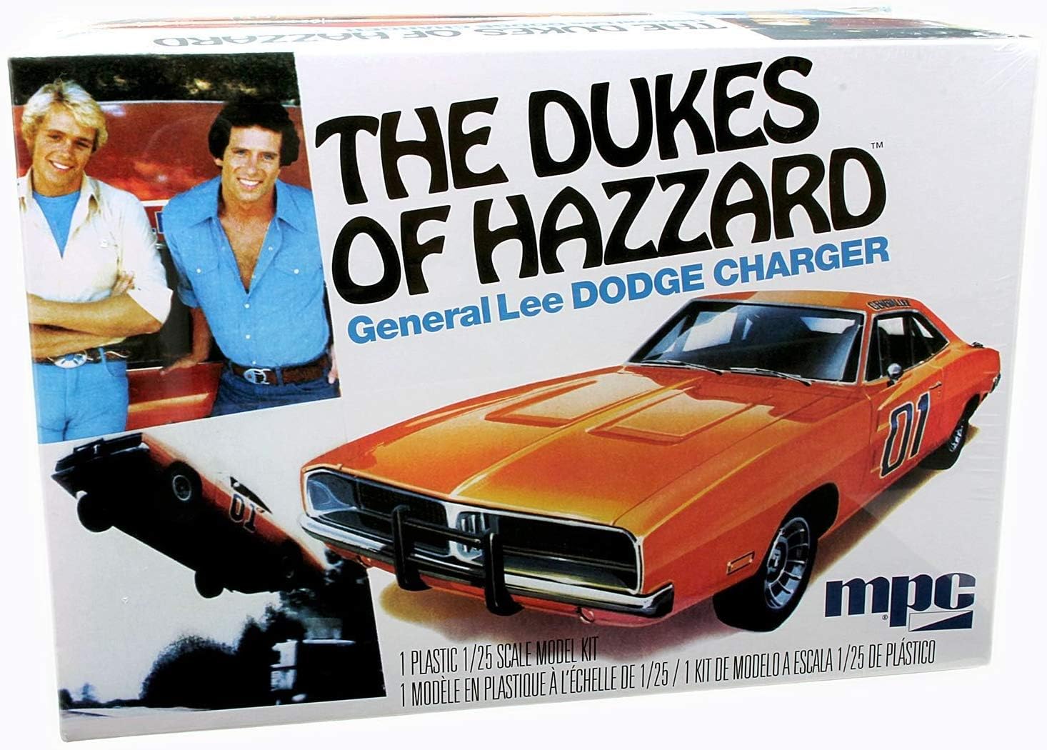 Amazon Com Mpc 1969 General Lee Dodge Charger Model Kit Toys Games