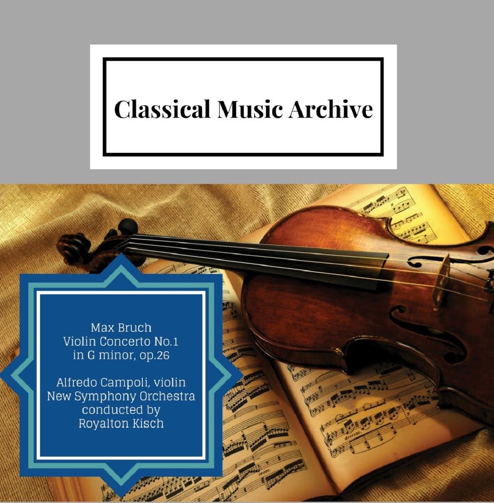 Max Bruch Concerto Pour Violon No 1 De Bruch Max Bruch: Violin Concerto No.1 in G minor, op.26: Amazon.es: CDs y