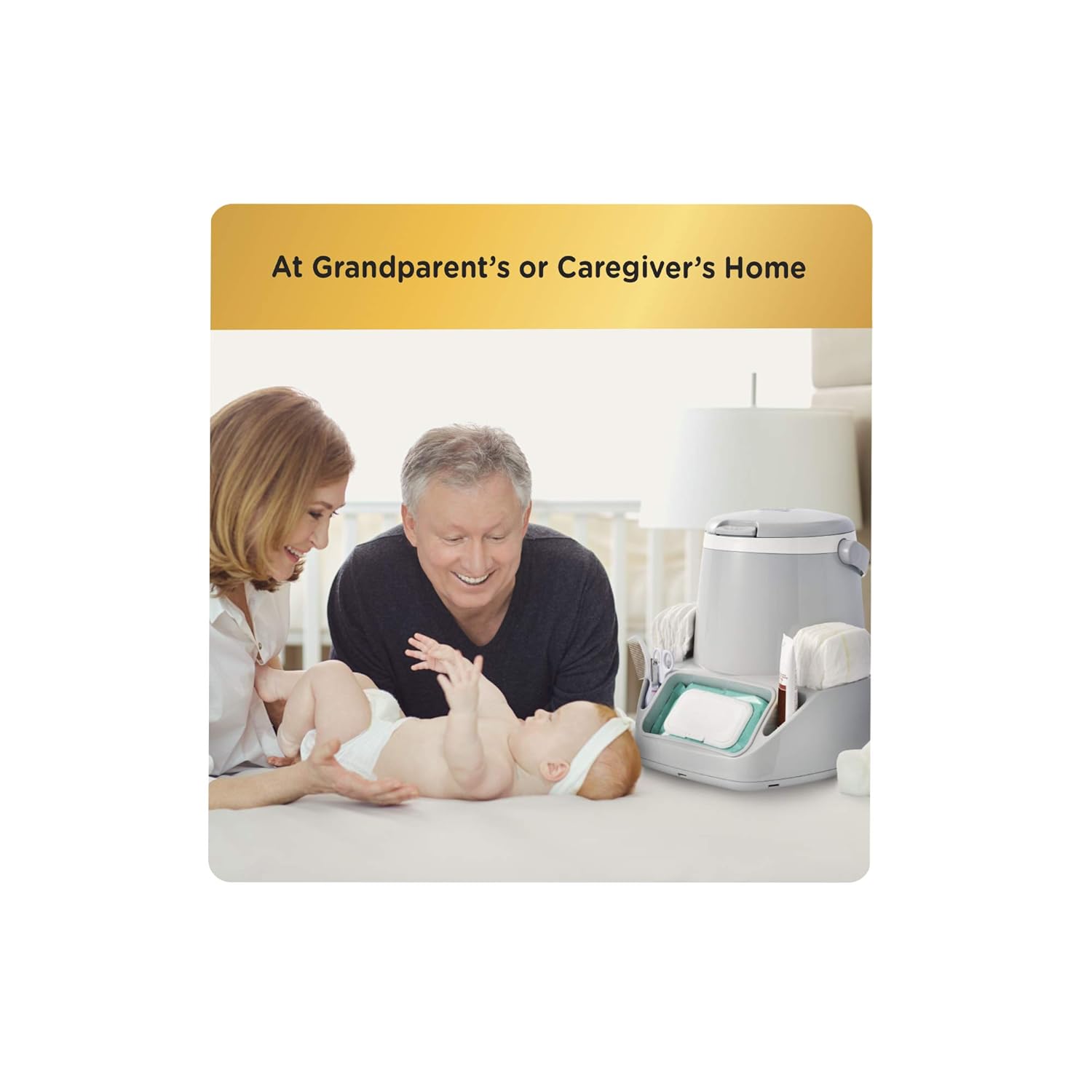 Buy Diaper Genie Quick Caddy Mini Portable Diaper Pail With Improved Lid Closure Includes 270 Count Refill Cartridge Online At Low Prices In India Amazon In