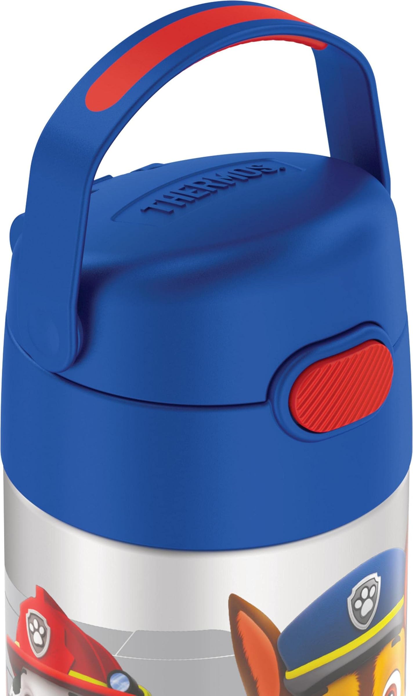 THERMOS FUNTAINER 12オンス ステンレススチール 真空断熱キッズストローボトル ブルー パウパトロール