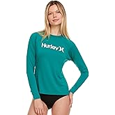 Hurley Rash Guard for Women, Womens Rash Guard Long Sleeve Shirts, Rashguard Swim Shirt Women UPF 50+ SPF & UV Protection