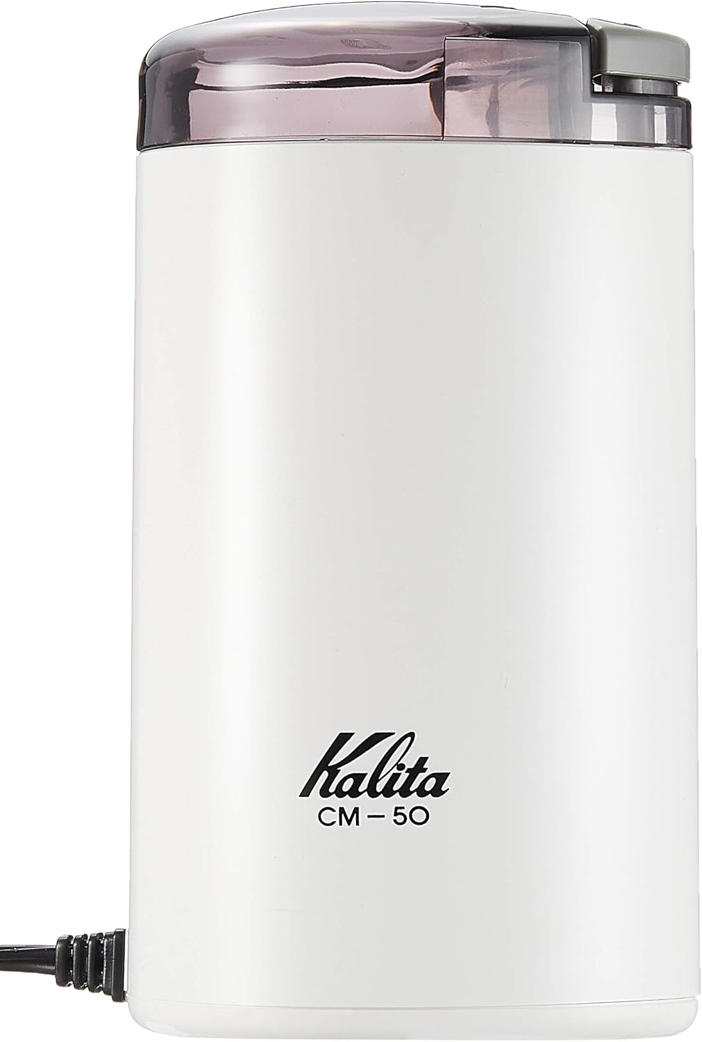 Amazon Com Kalita Electric Coffee Mill Cm 50 White Kitchen Dining