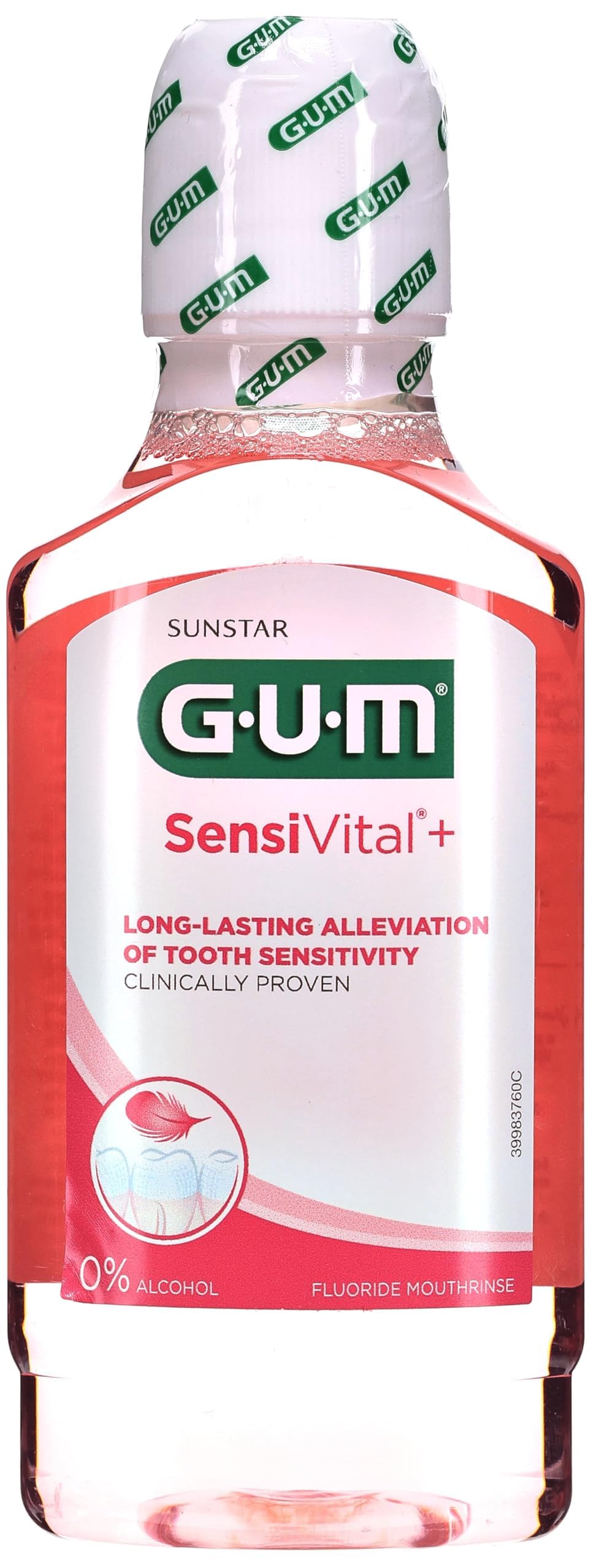 GUM Sensivital+ Fluoride Mouth Wash 300ml