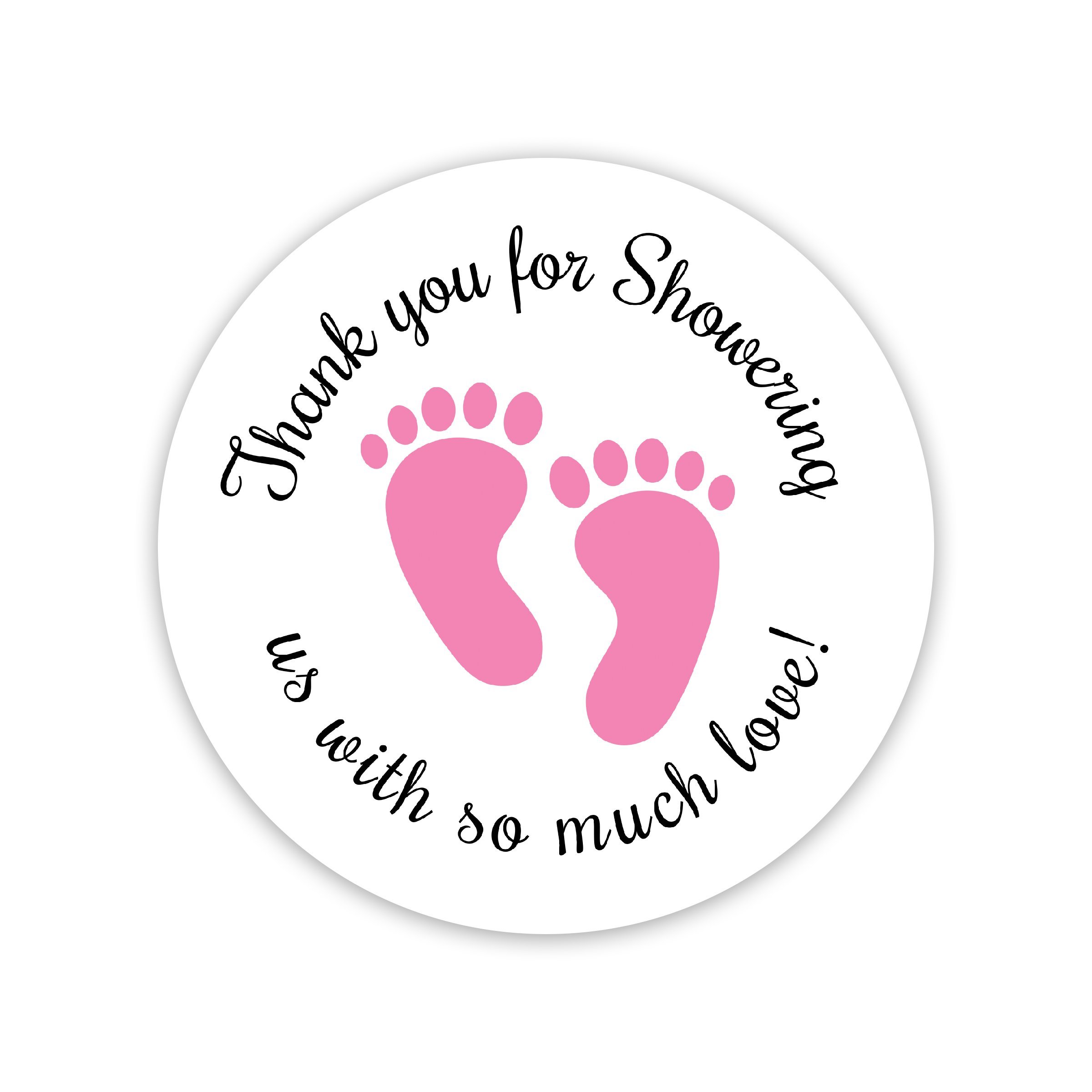 Baby Shower Thank You Stickers - Personalised Photo Baby Thank You ...