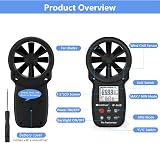 HoldPeak HP-866B Anemometer Handheld Wind Speed Meter with Backlight view 9