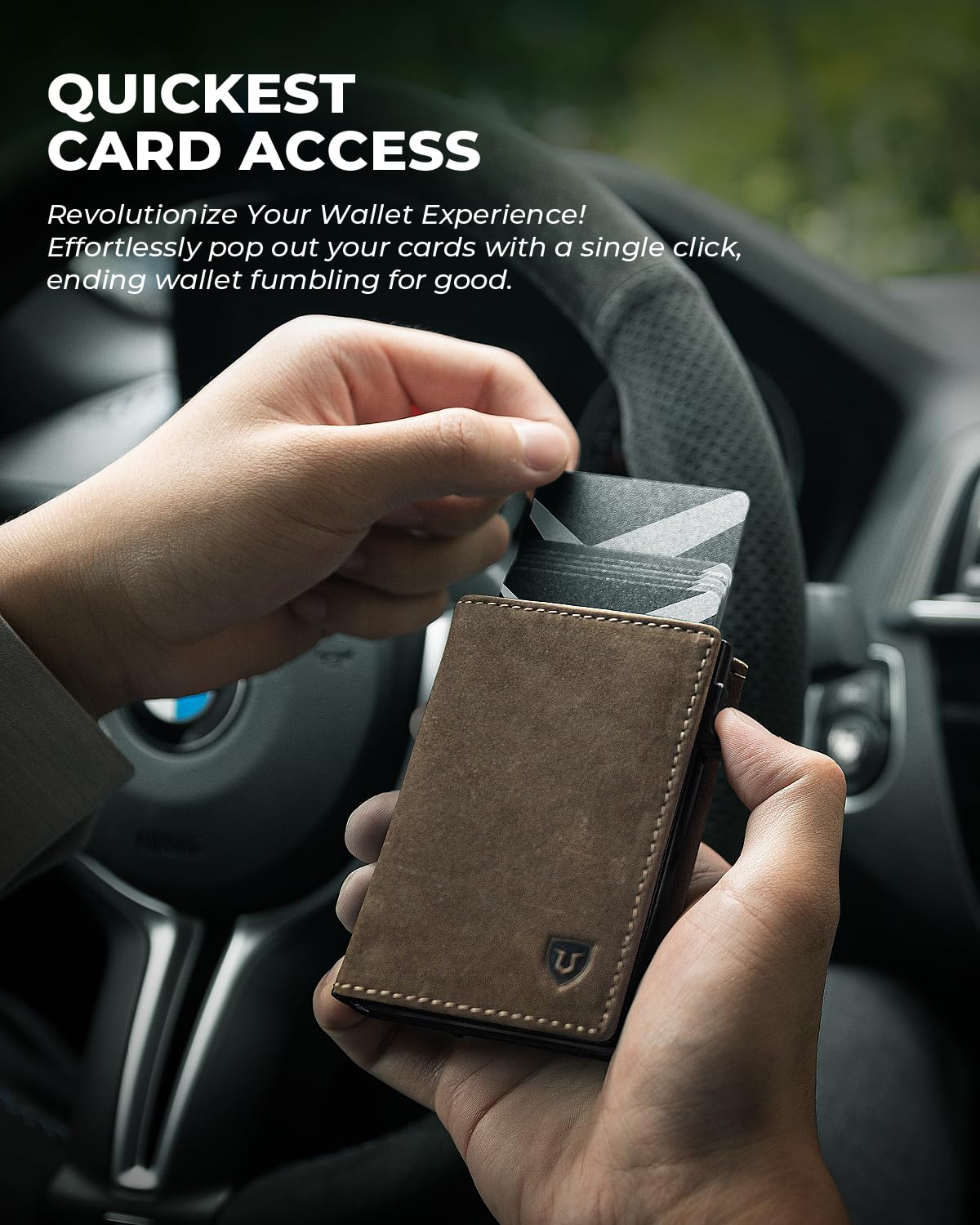 Mua LORZOR AirTag Wallet - Full Grain Leather Handcrafted, Minimalist ...